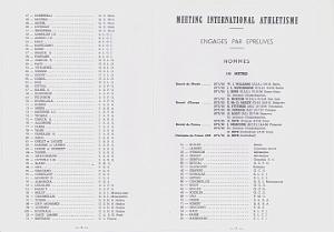 LOA G ORAN 4 ET 5 JUIN 1960 MEETING INTERNATIONAL D ATHLETISME   (4)